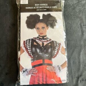 WOMEN’S HALLOWEEN COSTUME BODY HARNESS SMALL/MEDIUM NIB